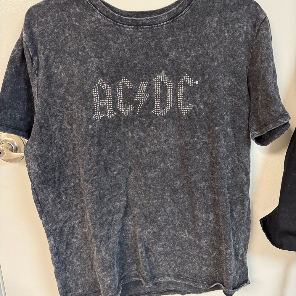 Women’s AC/DC Acid Washed Tee